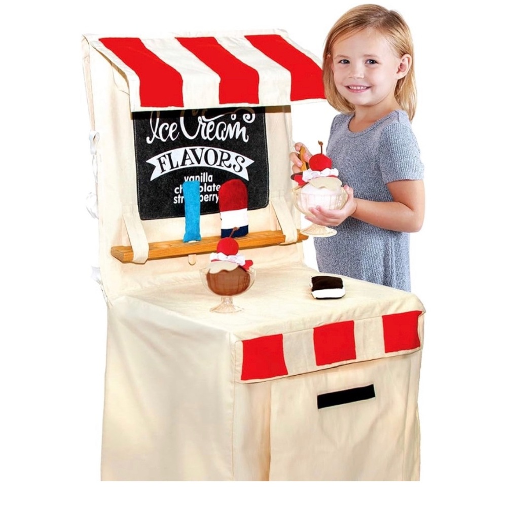 Kids Pretend Play - Ice Cream Shop Toy Set- 25 pieces